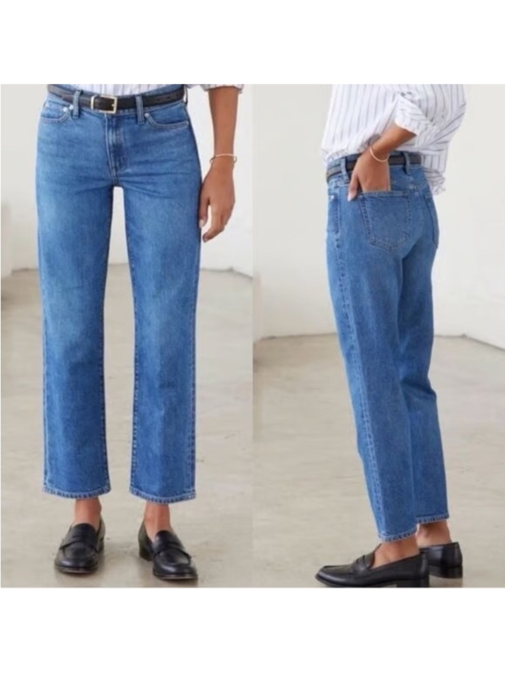 AYR Straight Leg Blue Denim Jeans